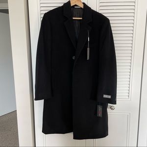 NWT Michael Kors Men's Madison Wool-Cashmere Blend Modern-Fit Overcoat